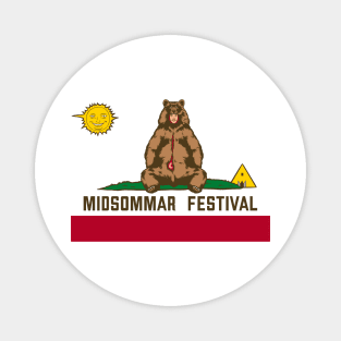 Midsommar Festival Flag Magnet